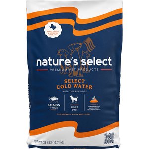 Nature's Select Cold Water Salmon & Rice Recipe Dry Dog Food, 28-lb bag