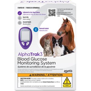 AlphaTRAK 3 Starter Kit Diabetic Blood Glucose Test Kit for Cats, Dogs & Horses