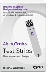 AlphaTRAK 3 Test Strips for Blood Glucose Monitoring System for Cats, Dogs, & Horses, 50 strips