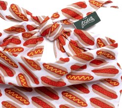 The Paws Hot Dogs Dog Bandana, X-Large slide 2 of 3