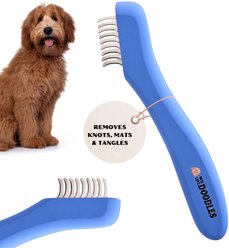 We Love Doodles Professional Grooming Rake 9 Blade Dog Dematting Tool