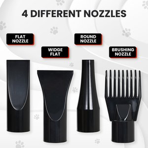 We Love Doodles Professional Grooming Quiet Fast-Drying 5 Piece Dog Dryer, White