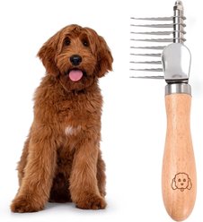 We Love Doodles Professional Grooming Dematting Rake Dog Comb, Small