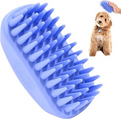 We Love Doodles Professional Grooming Long Pin Dog Bath Brush, Large