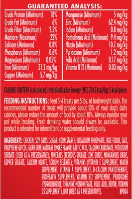 Show full view: Milk-Bone Soft & Chewy Minis Made with Real Chicken Soft & Chewy Dog Treats, 18-oz canister slide 9 of 10