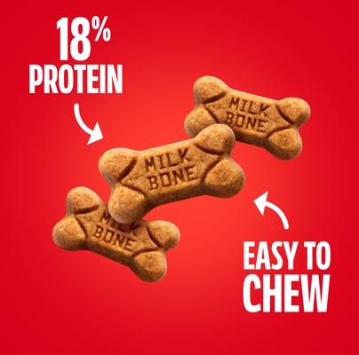 Show full view: Milk-Bone Soft & Chewy Minis Made with Real Chicken Soft & Chewy Dog Treats, 18-oz canister slide 5 of 10