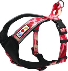 Pawtitas Nylon Reflective Back Clip Dog Harness, Pink Camo, Large/X-Large: 27 to 33-in chest