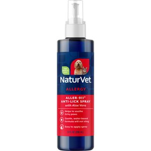 NaturVet Aller-911 Anti-Lick Spray for Dogs & Cats, 8 fl-oz bottle