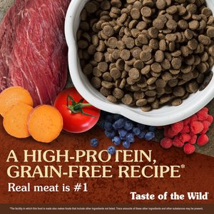 Taste of the Wild High Prairie Grain-Free Dry Dog Food, 28-lb bag