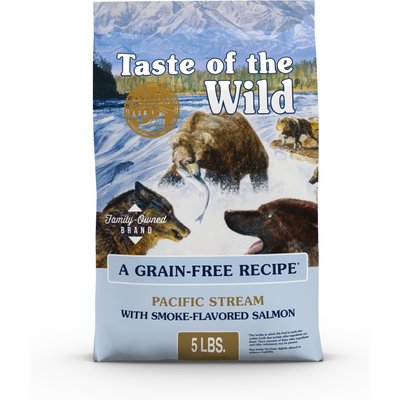 Taste of the Wild Taste of the Wild Pacific Stream Smoke-Flavored Salmon Grain-Free Dry Dog Food, 5-lb bag