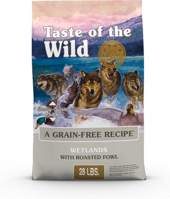 Taste of the Wild Wetlands Grain-Free Dry Dog Food, 28-lb bag