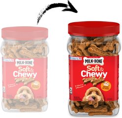 Milk-Bone Soft & Chewy Chicken Recipe Dog Treats, 25-oz tub slide 2 of 8