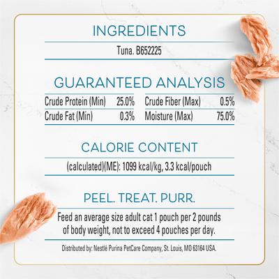 Show full view: Purina Fancy Feast Chef's Cuts Real Hand-Flaked Natural Tuna Soft & Chewy Cat Treat, 10 count  slide 8 of 10