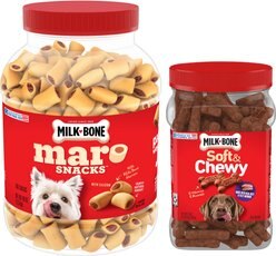 Milk-Bone MaroSnacksReal Bone Marrow + Beef & Filet Mignon Recipe Dog Treats