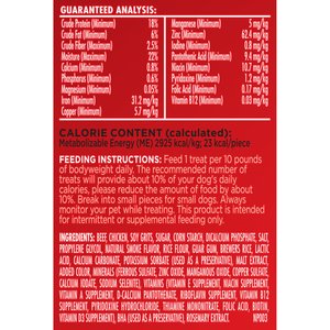 Milk-Bone Soft & Chewy Beef & Filet Mignon Recipe Chuck Roast Dog Treats, 25-oz tub