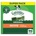 Greenies Petite Natural Original Chicken Flavor Dental Dog Treats, 90 count