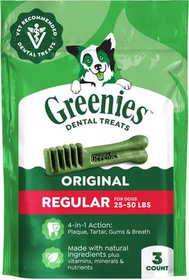 GREENIES Regular Natural Original Chicken Flavor Dental Dog Treats