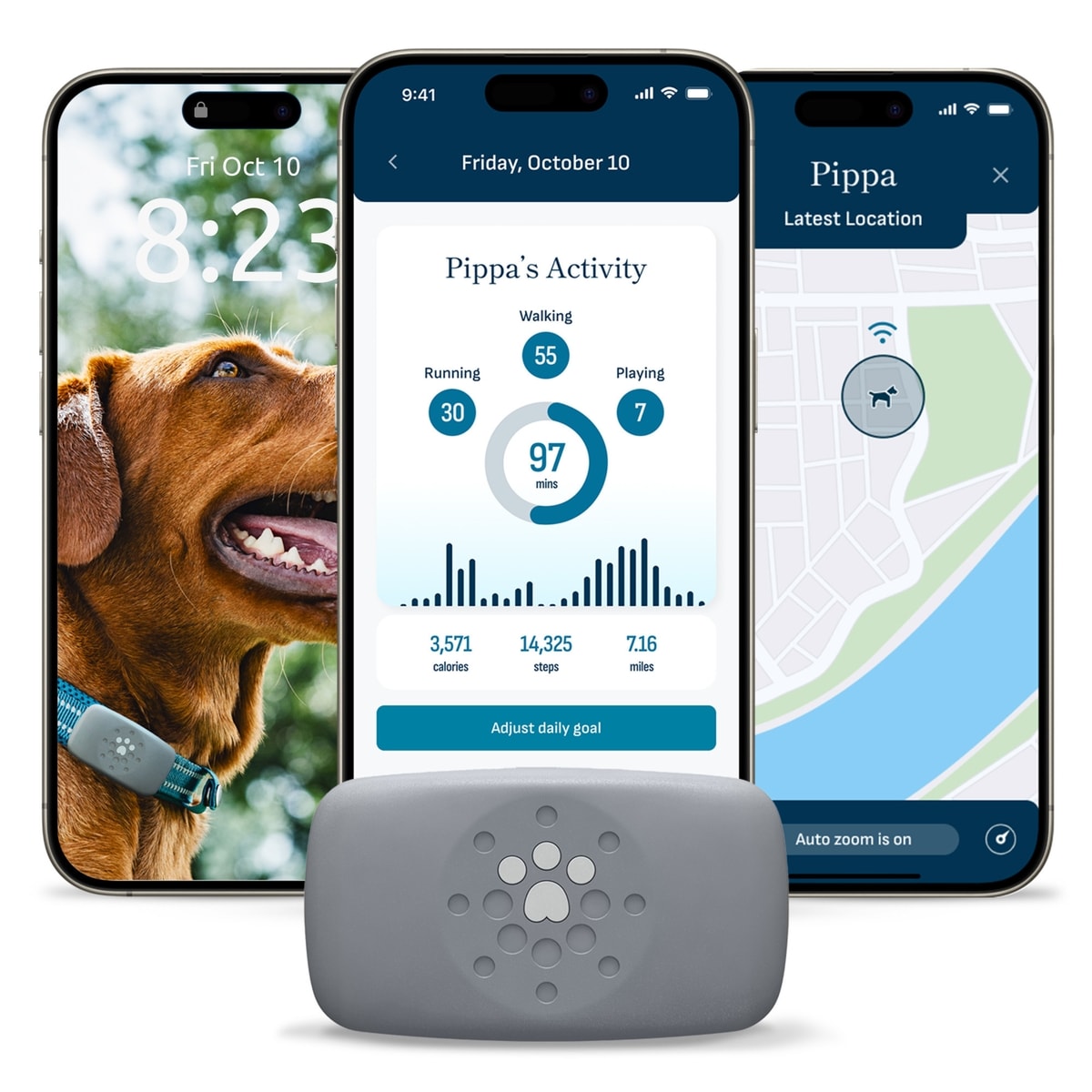 PURINA PETIVITY Waterproof Smart GPS & Activity Dog Tracker Tag
