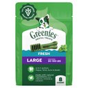 Greenies Large Natural Fresh Mint Dental Dog Treats, 8 count