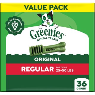 Greenies Regular Natural Original Chicken Flavor Dental Dog Treats, 36 count slide 1 of 9
