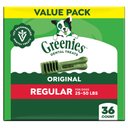 Greenies Regular Natural Original Chicken Flavor Dental Dog Treats, 36 count