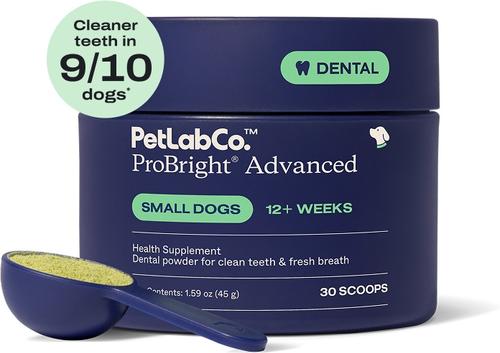 PETLABCO. ProBright Advanced Dental Powder for Dogs, Small Dogs