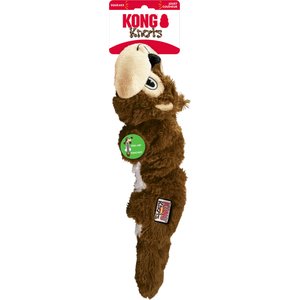 KONG Scrunch Knots Squirrel Dog Toy, Medium/Large