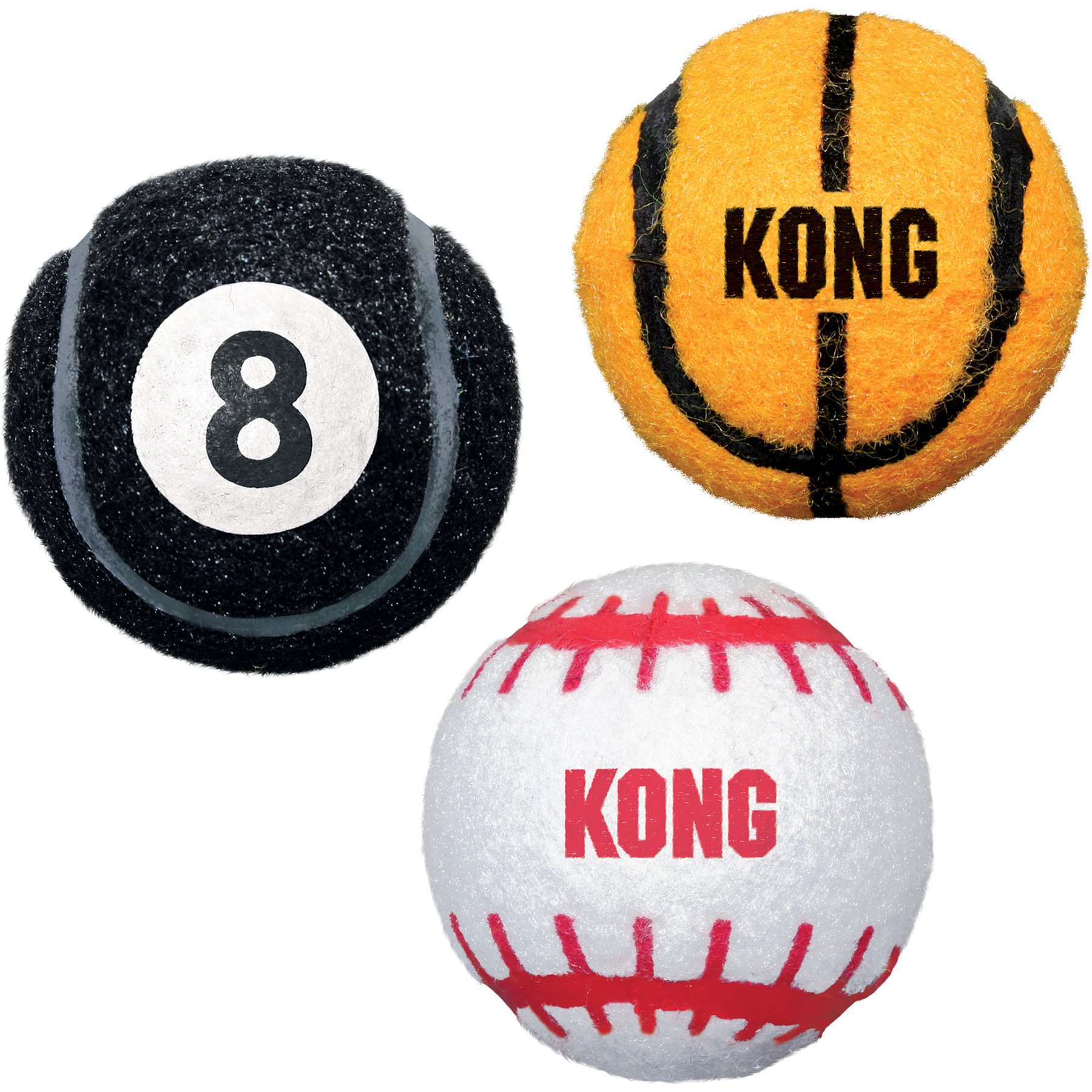 KONG Sport Balls Pack Dog Toy, Medium