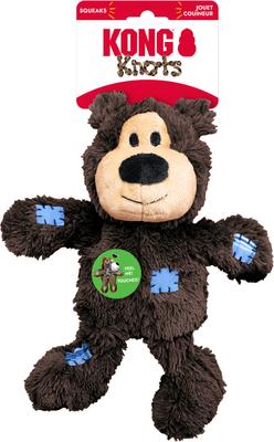 Show full view: KONG Wild Knots Bear Dog Toy, Color Varies, Medium/Large slide 4 of 9