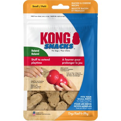 KONG KONG Stuff'N Bacon & Cheese Snacks Dog Small Treats, 7-oz bag