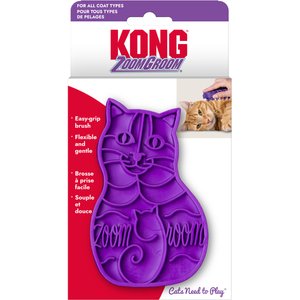 KONG Cat ZoomGroom Multi-Use Brush