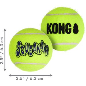 KONG SqueakAir Balls Packs Dog Toy, Medium, 6 count
