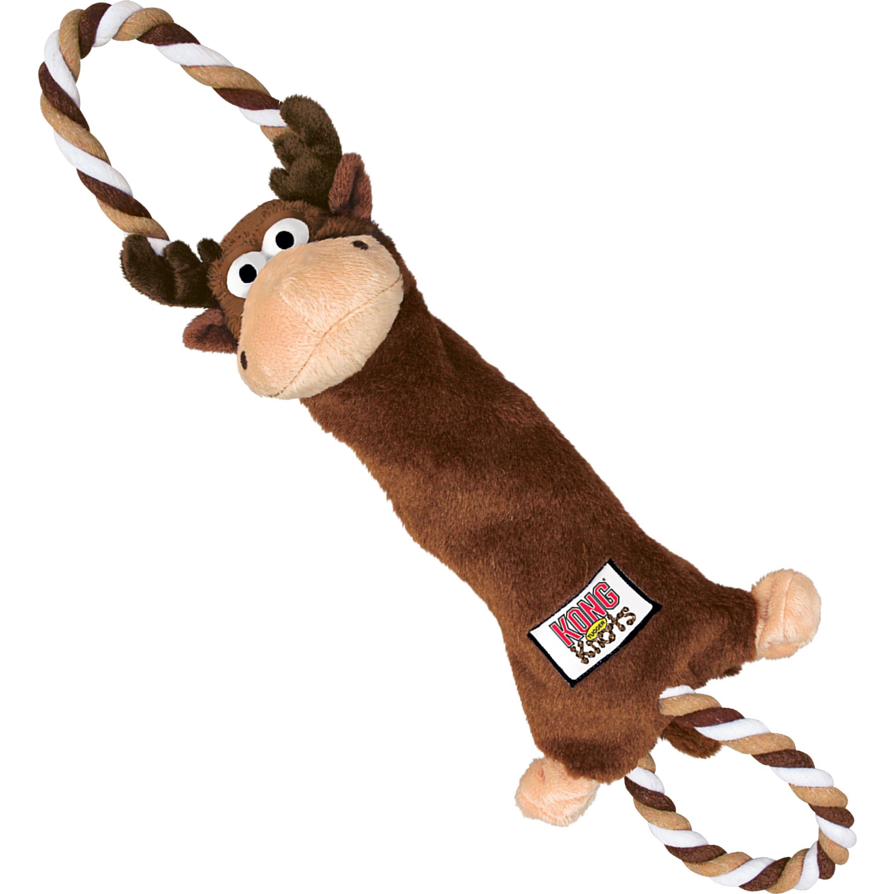 KONG Tuggerknots Moose Dog Toy, Medium/Large