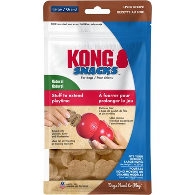 KONG KONG Stuff'N Liver Snacks Crunchy Dog Treats, 11-oz