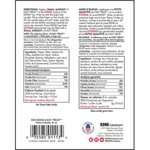 KONG Stuff'N Easy Treat Peanut Butter Recipe, 8-oz bottle