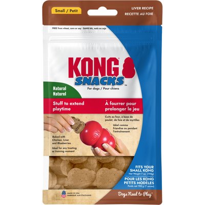 KONG KONG Stuff'N Liver Snacks Crunchy Dog Treats, 7-oz