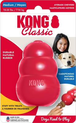 Show full view: KONG Classic Dog Toy, Medium slide 4 of 11