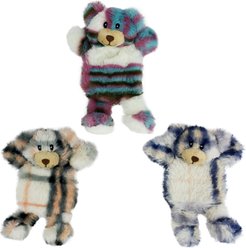 Multipet Minipet Berman Bears Squeaky Plush Dog Toy, Color Varies, 7-in, 1 count slide 2 of 3