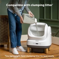 PetSafe ScoopFree OpenSky Self-Cleaning Cat Litter Box, White/Gray slide 2 of 9