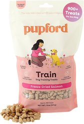 Pupford Train Salmon Natural Freeze-Dried Dog Treats, 8-oz bag