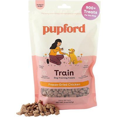 Pupford Pupford Train Chicken Natural Freeze-Dried Dog Treats, 8-oz bag