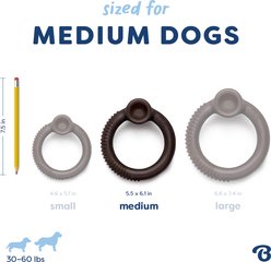 Benebone Ring Blueberry Tough Chewer Dog Toy, Brown, Medium slide 2 of 8