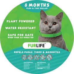 FurLife Flea & Tick Collar for Cats, 29 g, Green