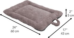 Petpals CozyPaws Insulated Heated Pillow Cat Bed, Brown, Small slide 2 of 9