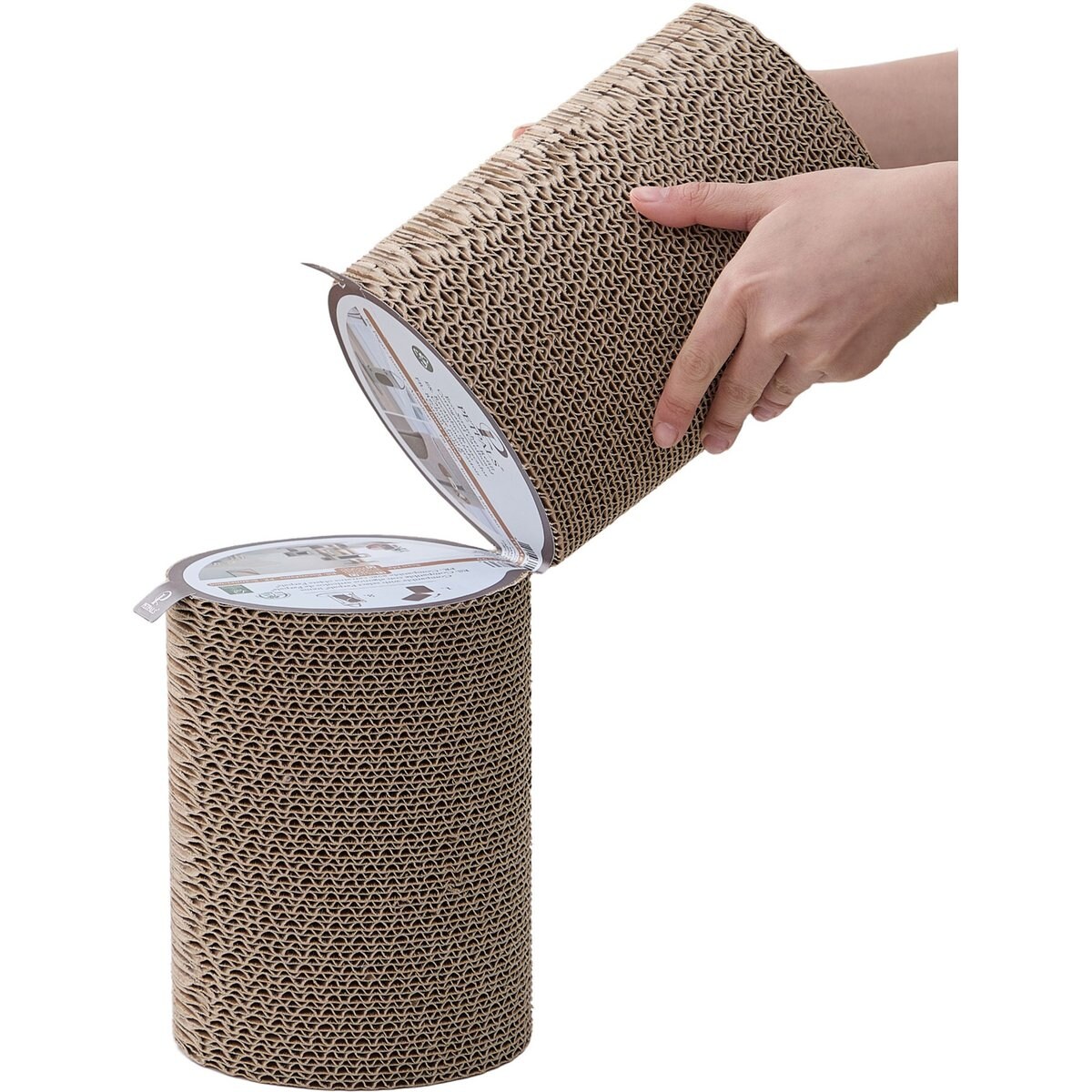 Petpals Eco-Scratcher Corrugated Cardboard Cat Scratcher Refill, 2 count