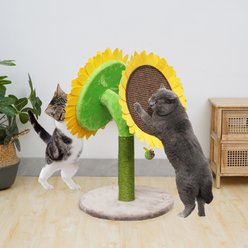 Petpals Sunflower Jute Cat Scratcher Pads, Small