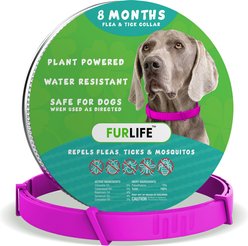 FurLife Flea & Tick Collar for Dogs, 29 g, Pink