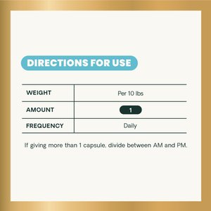 VetriScience Coenzyme Q10 10 mg Capsules Heart Supplement for Cats & Dogs, 100 count