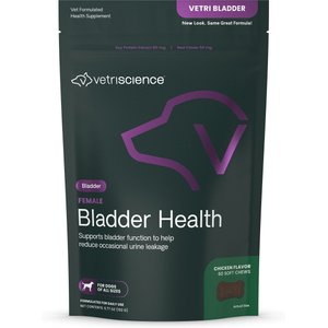 VetriScience Vetri Bladder Soft Chews Urinary Supplement for Dogs, 60 count