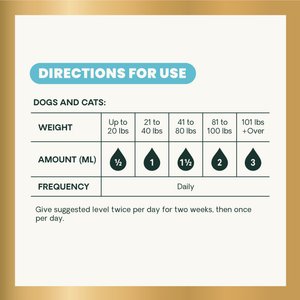 VetriScience Vetri-DMG Liquid Immune Supplement for Dogs, Cats & Birds, 114-mL